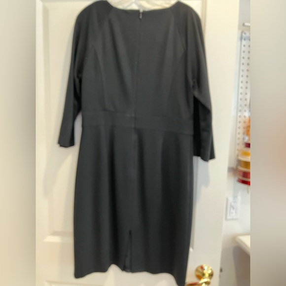 Highly functional black ponte Trina Turk dress - Picture 2 of 4